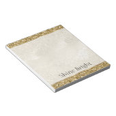 Bloc-note Glam Gold Parties scintillant (Incliné)