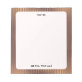 Bloc-note Glamour Gold Stried (Devant)