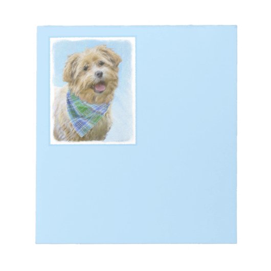 Bloc-note Glen of Imaal Terrier Peinture - Art original Chie (Devant)