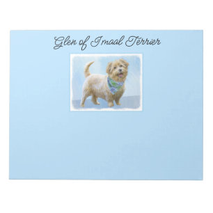 Bloc-note Glen of Imaal Terrier Peinture - Art original Chie