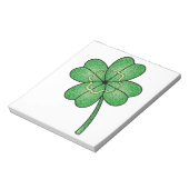 Bloc-note Glitter Four Leaf Clover (Tourné)