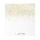 Bloc-note Glitter Gold (Devant)