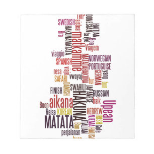 Bloc-note Global Groove : Hakuna Matata dans chaque langue