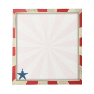 Bloc-note Gloire vieillissante - Rouge, Blanc et Bleu