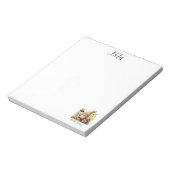 Bloc-note Gnome et abeille au printemps (Tourné)