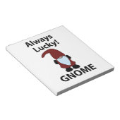 Bloc-note Gnome Toujours Lucky Gnome (Incliné)