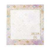Bloc-note Gold Aqua Glitter Dream Purple Mermaid (Devant)