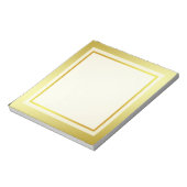 Bloc-note Gold Boarder Cadre photo (Tourné)
