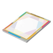 Bloc-note Gold Boarder Hexagon Photo frame Autograph (Tourné)