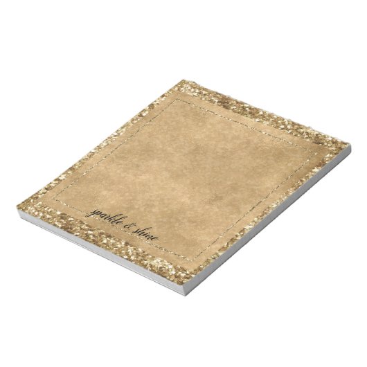 Bloc-note Gold Confeti Glitter (Tourné)