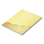 Bloc-note Gold Faux Boarder Stried Photo frame Autograph (Tourné)