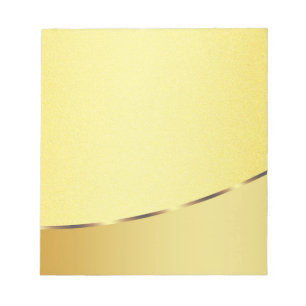 Bloc-note Gold Faux Boarder Stried Photo frame Autograph