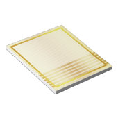Bloc-note Gold Faux Boarder Stried Photo frame Autograph (Incliné)