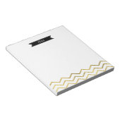 Bloc-note Gold Foil Chevron (Incliné)