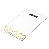 Bloc-note Gold Foil Chevron (Incliné)