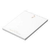 Bloc-note Gold Harp Simple Elegant Music Enseignant (Tourné)