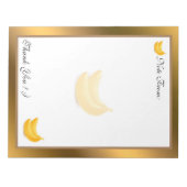 Bloc-note Gold Modern Fruit Ajouter votre texte (Devant)
