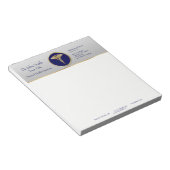 Bloc-note Gold Professional Médicale Caduceus Blue (Incliné)