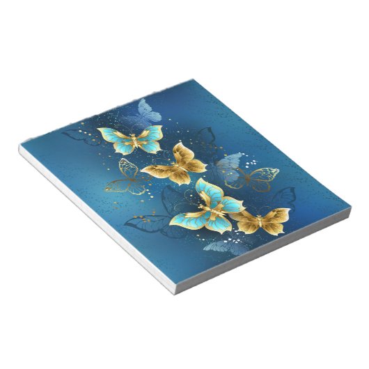 Bloc-note Golden butterflies (Incliné)