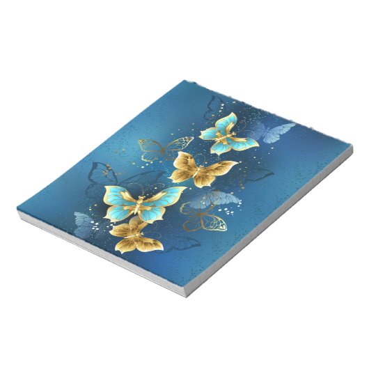 Bloc-note Golden butterflies (Tourné)