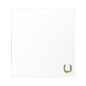 Bloc-note Golden horseshoe (Devant)