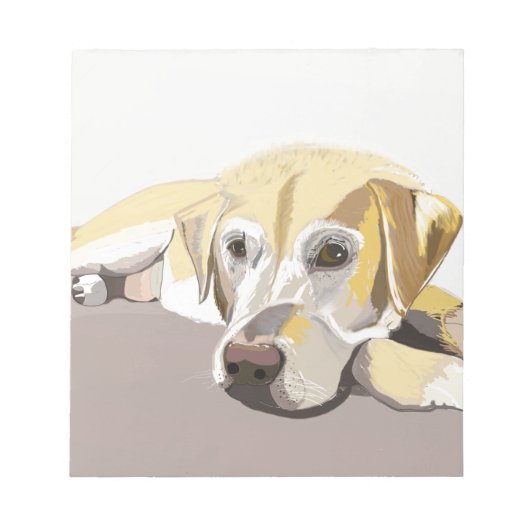 Bloc-note Golden Labrador (Devant)