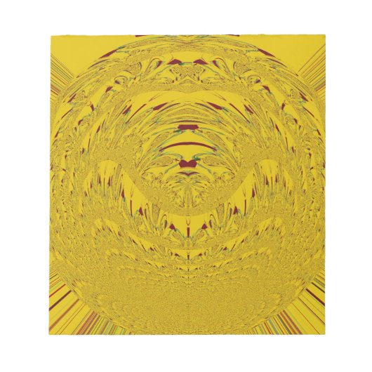 Bloc-note Golden Lion Head Art (Devant)