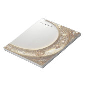 Bloc-note Golden Ornate Frame Notepad (Tourné)