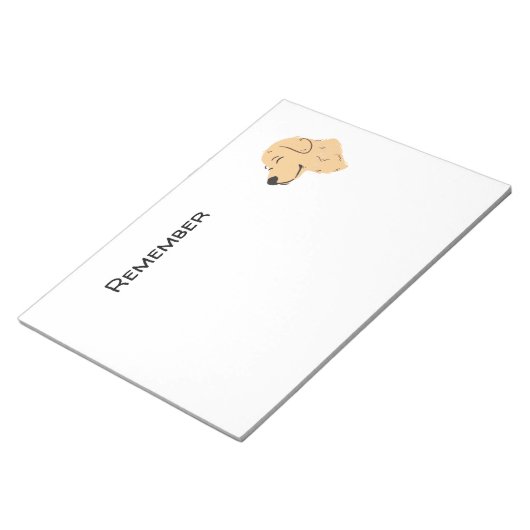 Bloc-note Golden Retriever (Incliné)