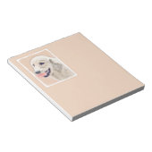 Bloc-note Golden Retriever avec Tennis Ball Peinture Chien A (Incliné)