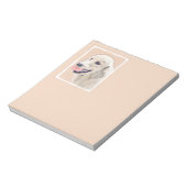 Bloc-note Golden Retriever avec Tennis Ball Peinture Chien A (Tourné)