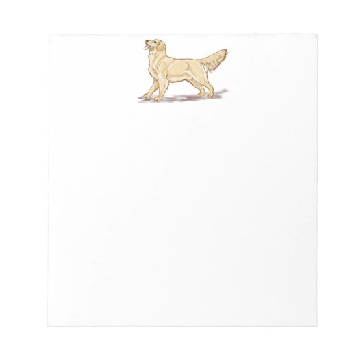 Bloc-note Golden Retriever Chien (Devant)
