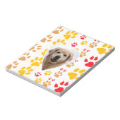 Bloc-note Golden Retriever Chien Coeurs Pâtes Imprimer (Tourné)