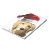 Bloc-note Golden Retriever de Noël (Tourné)