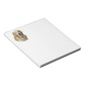 Bloc-note Golden Retriever dog photo (Incliné)