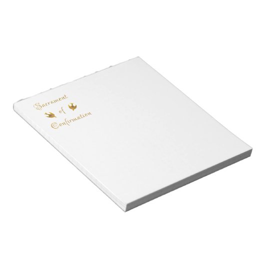 Bloc-note Golden Sacrament of Eucharist Host and Chalice (Incliné)