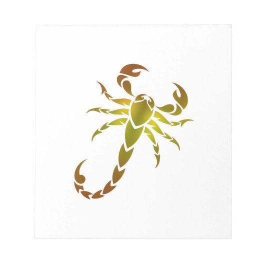 Bloc-note Golden Scorpion (Devant)