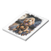 Bloc-note Goldendoodle Chien Halloween (Tourné)