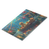 Bloc-note Goldendoodle Noël Festive Voyage (Incliné)