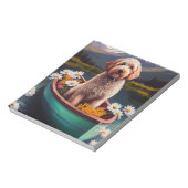 Bloc-note Goldendoodle sur une pagaie : Une aventure pittore (Tourné)