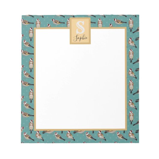 Bloc-note Goldfinch européen (Devant)