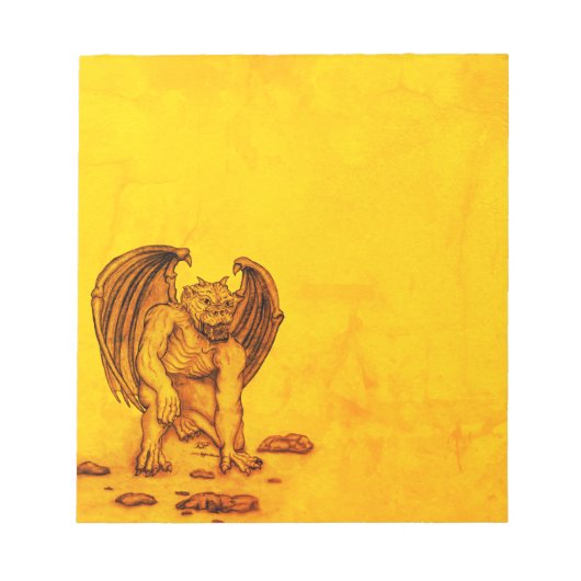 Bloc-note Golem Gargoyle (Devant)