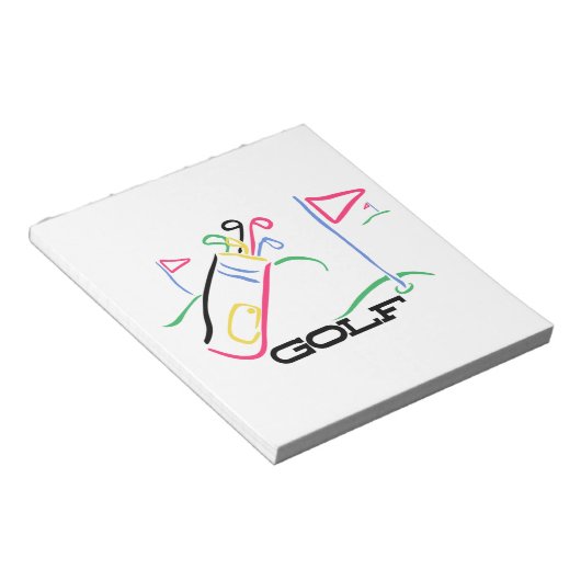 Bloc-note Golf (Incliné)