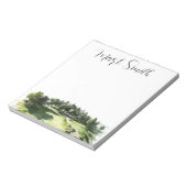 Bloc-note Golf avec des cadeaux de nom pour golfeur (Tourné)