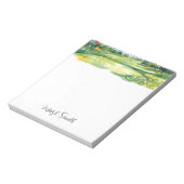 Bloc-note Golf avec des cadeaux de nom pour golfeur (Tourné)