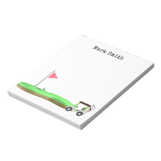 Bloc-note Golf avec Golf Panier pour golfeurs (Tourné)