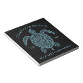 Bloc-note Golfe Du Mexique ESTD 1550 Séjournez Salé Et Résis (Incliné)