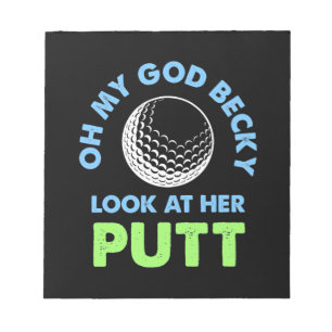 Bloc-note Golfer Oh Mon Dieu