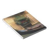 Bloc-note Gondola et restaurant, Venise, Veneto, Italie (Incliné)