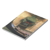 Bloc-note Gondola et restaurant, Venise, Veneto, Italie (Tourné)